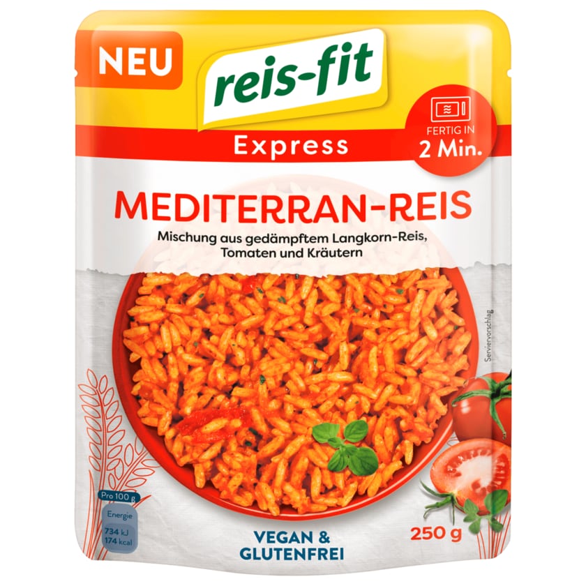 Reis-Fit Express Mediterran-Reis 250g